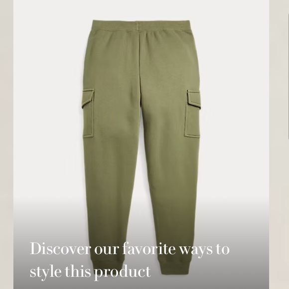 Polo by Ralph Lauren Black Neon Pony Logo  and Cargo Pants Boys Set - Picture 9 of 12